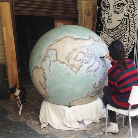 One Of The Worlds Last Remaining Globe Makers That Use The Ancient Art