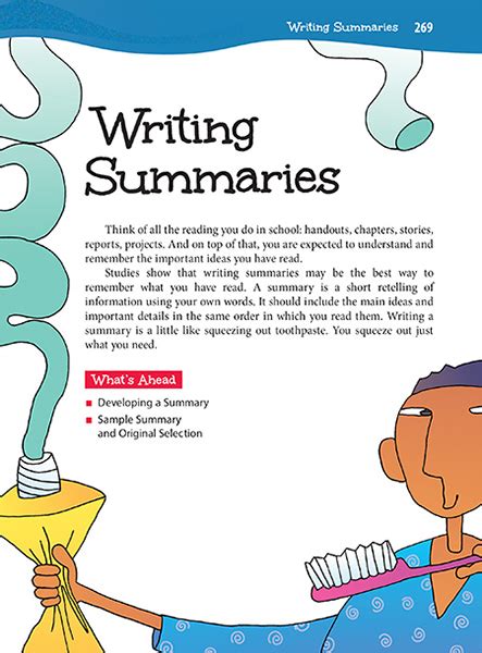 36 Writing Summaries Thoughtful Learning K 12