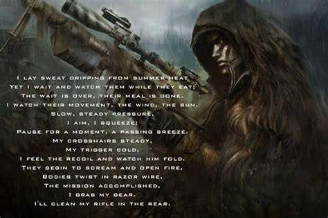 A Quote From A U S Marine Sniper Marinesniperquotes The Quote Is