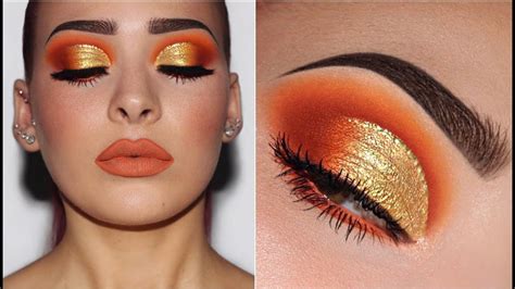 Delanci Orange Eyeshadow Palette12 Color Matte Shimmer High Pigmented