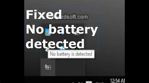 No Battery Is Detected Problem Fixed Youtube