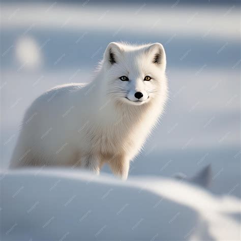 Premium AI Image | arctic wolf canis lupus vulpes arctic wolf canis