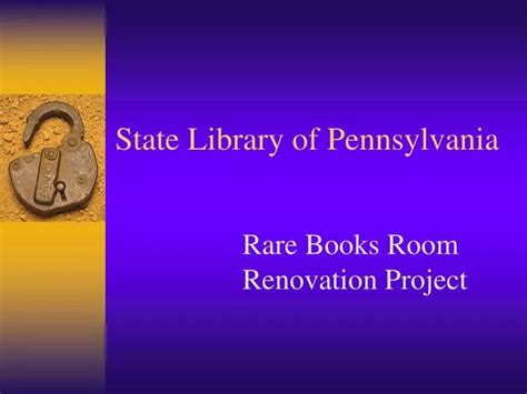 Ppt State Library Of Pennsylvania Powerpoint Presentation Free Download Id 5226382