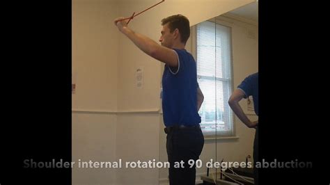 Shoulder Internal Rotation At 90 Degrees Abduction Melbourne Sports