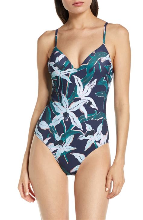 Tory Burch Floral One Piece Swimsuit Nordstrom