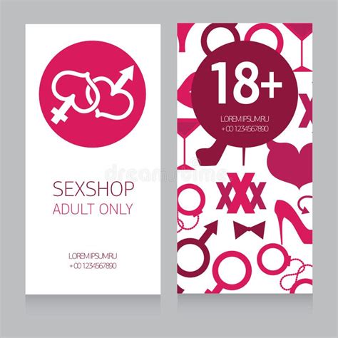 Template Business Card For Sex Shop Stock Vector Illustration Of Free Hot Nude Porn Pic Gallery