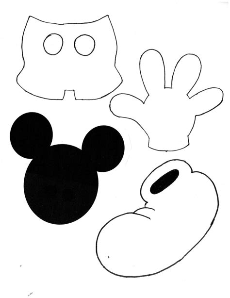 Molde Mickey Mouse Para Imprimir Minnie Em Feltro Molde Mickey My Xxx