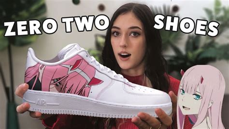 Zero Two Darling In The Franxx Custom Anime Shoes Youtube