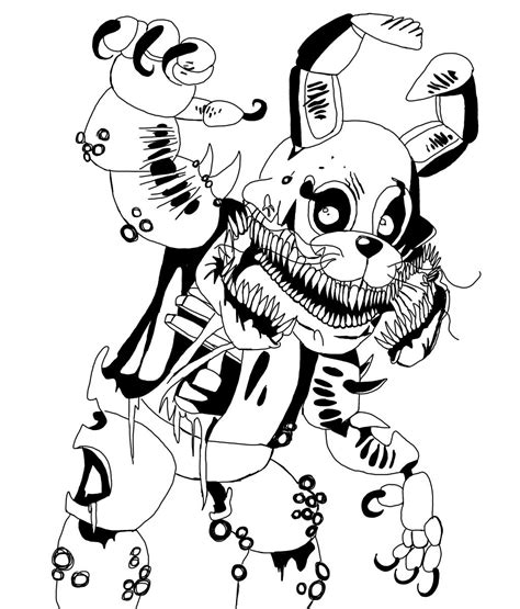 Fnaf The Twisted Ones Coloring Pages Coloring Walls