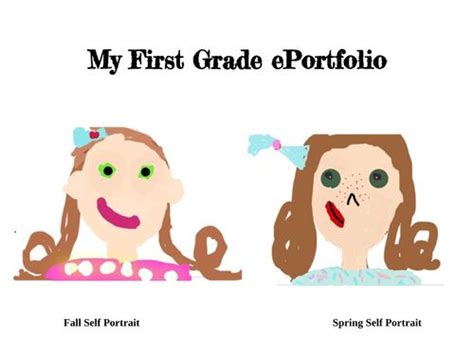 Book Creator First Grade Portfolio Template