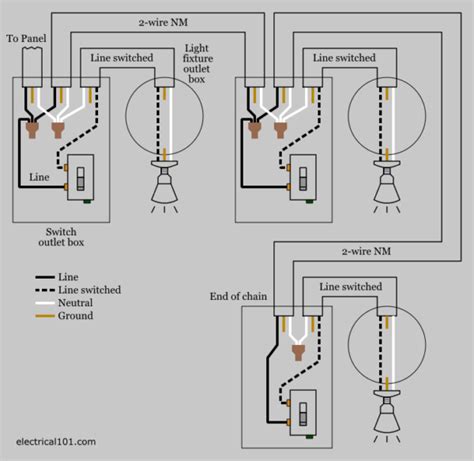 How To Wire Multiple Light Switches Diagram