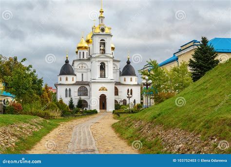 Cathedral Of The Assumption In Dmitrov Kremlin Dmitrov Russia Stock