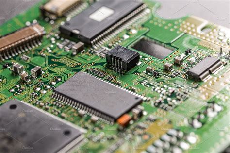 Electronic Circuit Board Featuring Circuit Board And Internet High