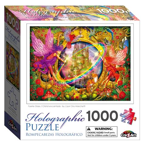 Cra Z Art Faerie Glass 1000 Piece Holographic Jigsaw Puzzle Michaels