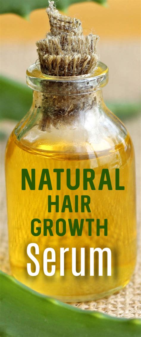 Using a homemade hair growth serum can definitely help you have a long and strong hair. Natural Hair Growth Serum Recipe | Natural hair growth ...