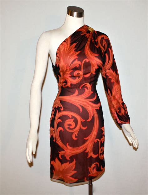 Vintage Gianni Versace Couture Dress One Shoulder By Statedstyle