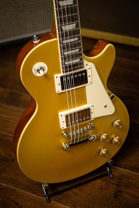 Epiphone Les Paul Standard 50s Electric Guitar Metallic Gold Walt