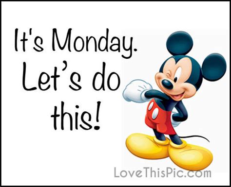 happy monday mickey mouse images good morning motivational quotes