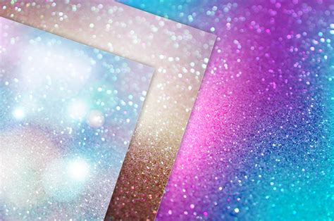 Iridescent 95 Glitter Textures Holographic Backgrounds