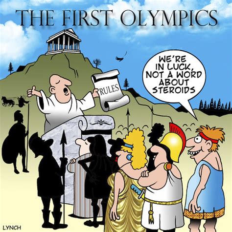 olympics by toons sports cartoon toonpool