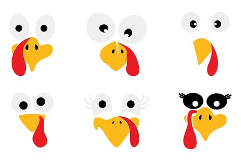 Thanksgiving Turkey Face Svg Graphic By Artgraph Creative Fabrica