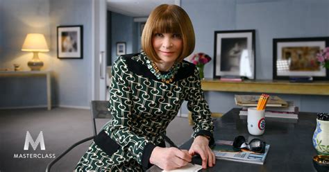 In Her New Masterclass Anna Wintoureditor In Chief Of Vogue And