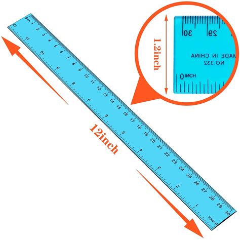 Buy Colorful Plastic Ruler Ruler 12 Inch Kids Ruler For School Ruler