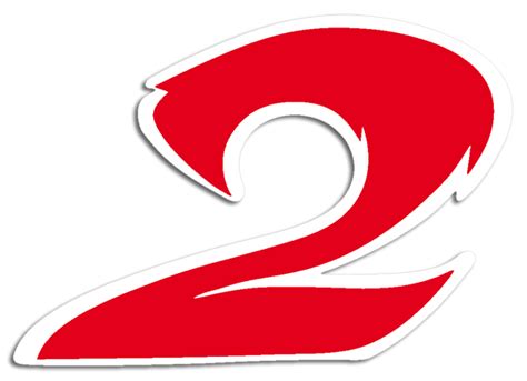 Pegatinas Número 2 Rojo Y Blanco Tech Companies Tech Company Logos