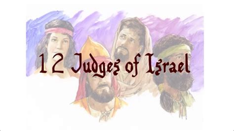 Bible Trivia 12 Judges Of Israel Youtube