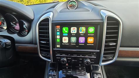 Wireless Carplay And Androidauto In Porsche Cayenne 2011 2016 Supports Touch Screen Youtube