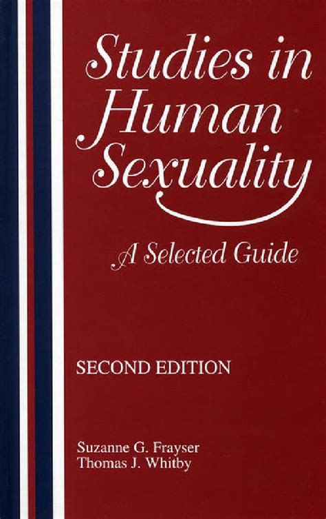 Studies In Human Sexuality A Selected Guide • Abc Clio