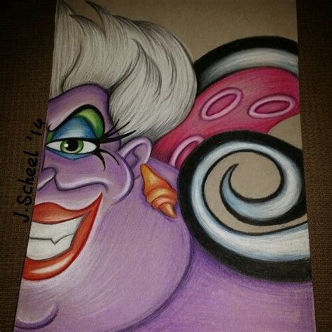 My Ursula Drawing Disney Artwork Disney Drawings Drawings