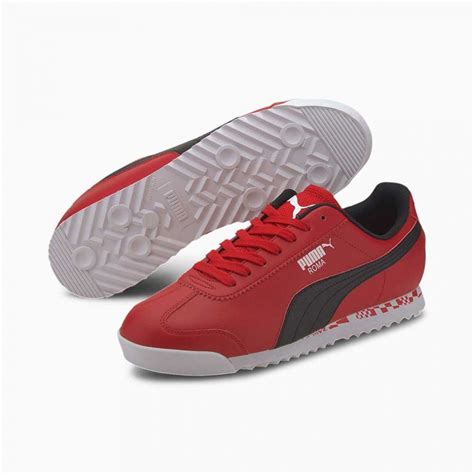 The ferrari roma's chassis benefits from the technology developed by ferrari for its new generation models; Scuderia Ferrari Race Roma Mens Sneakers- FR0651