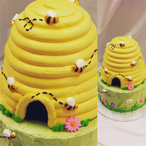 Bee Hive Cake Bee Hive Cake Bee Cakes Bee Cake Pops