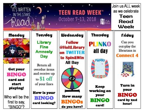 Celebrate Teen Read Week The Tribe