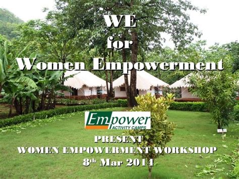 We For Women Empowerment By Empower Activity Camps Pvt Ltd Via