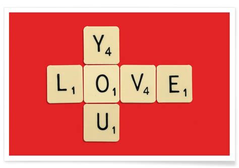 I Love You Poster Juniqe