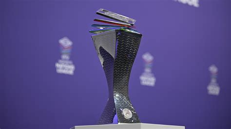 Präsentation Des Pokals Der Uefa Womens Nations League Bei Der