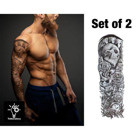 Tattoratory Temporary Tattoo Sleeves Fake Tattoo Sleeves Full Arm