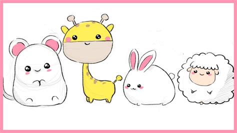 How To Draw Cute Animals Tekenen 64 Ideas Kawaii Dood