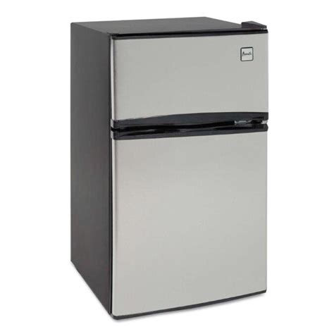 Avanti Counter Height 31 Cu Ft Two Door Refrigeratorfreezer Black