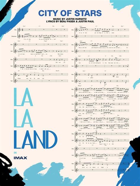 La La Land City Of Stars Music And Lyrics Lalaland Cityofstars