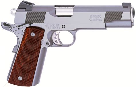 Les Baer 1911 Custom Carry Stainless 45 Acp With Night Sights