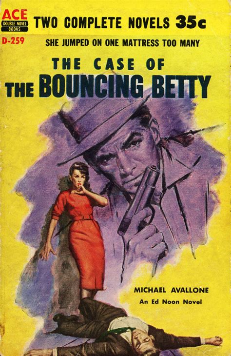 the case of the bouncing betty ace books book cover art paperback book covers