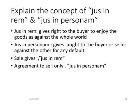 😀 Right In Personam In Rem Rights Vs In Personam Rights 2019 02 14