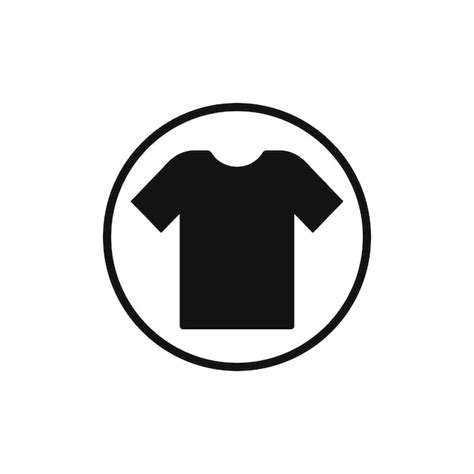 Premium Vector Tshirt Icon Flat Graphic Design Template Shop Sign