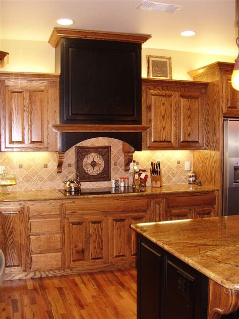 Black Stained Kitchen Cabinets Photos