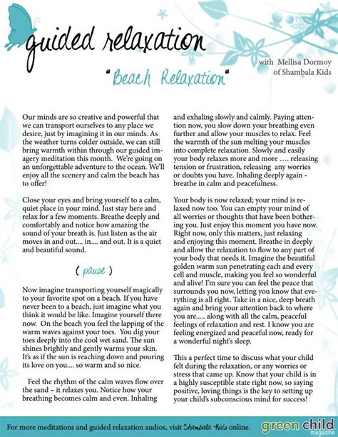 Guided Meditation Script For Relaxation Yoiki Guide