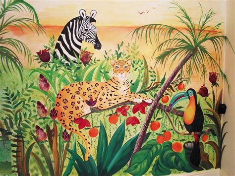 Jungle Animals Mural
