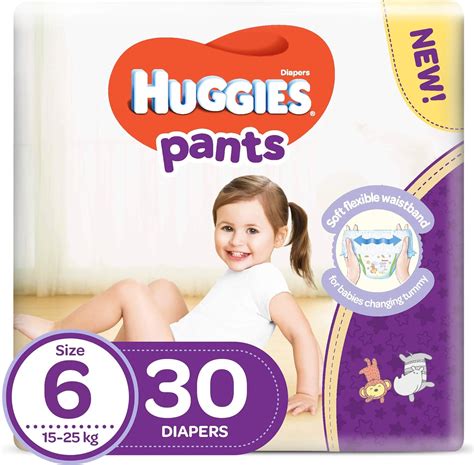 Huggies Active Baby Pants Size 6 15 25 Kg 30 Diapers Pants Buy